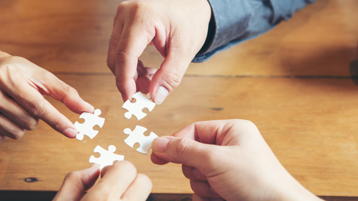Smart devices on a desk