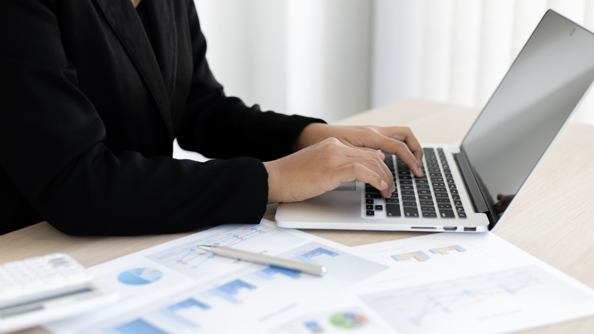 Sunlit forest workstation
